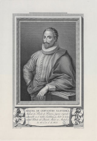 Retrato  de Miguel de Cervantes Saavedra 